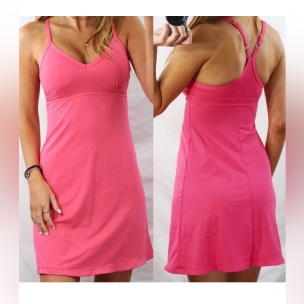 Athleta Shorebreak Dress, Pink, Medium